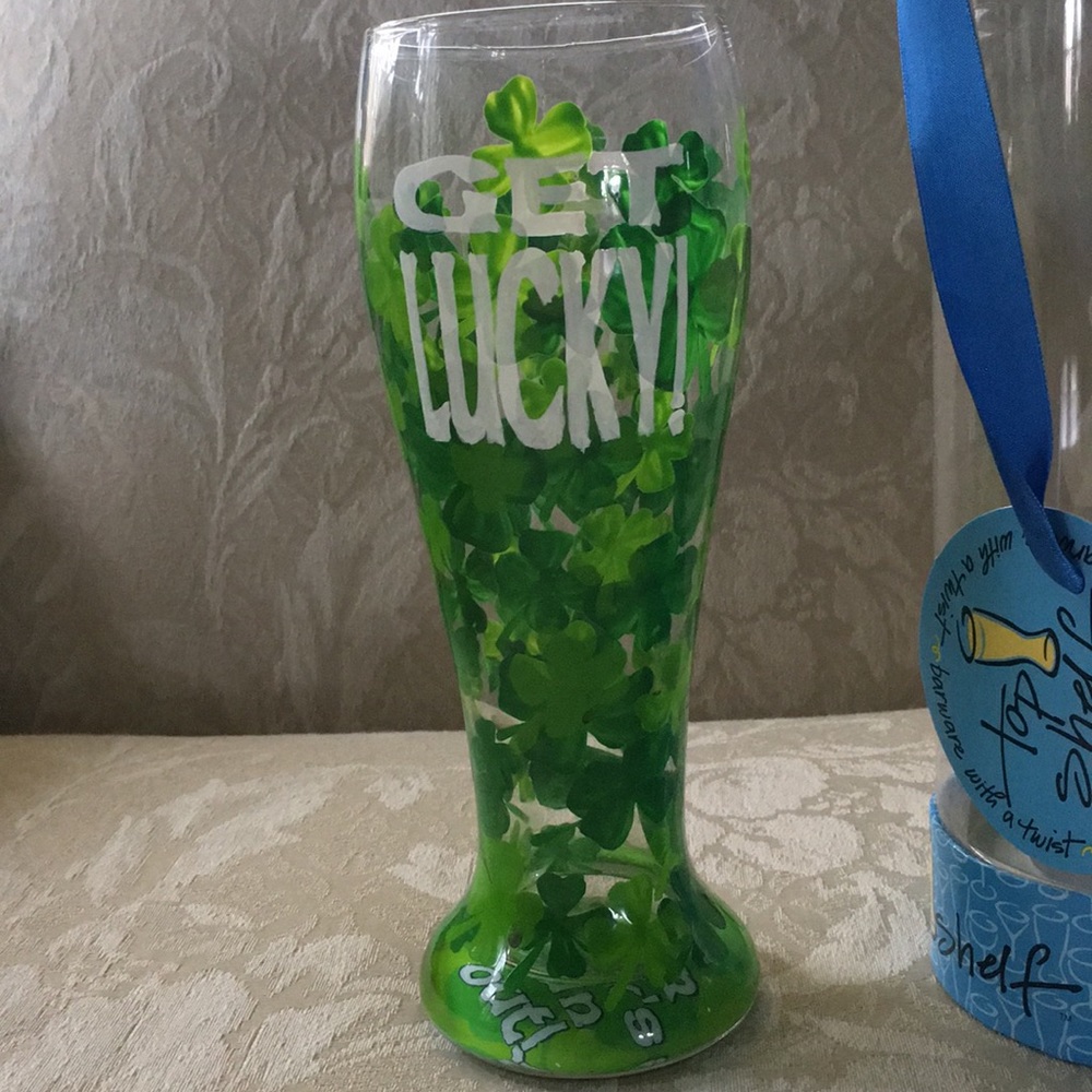 Get Lucky -Top Shelf Pilsner Glass-New